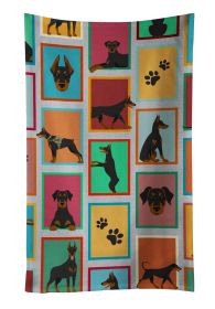 Lots of Doberman Pinscher Kitchen Towel Dish Cloths Guest Hand Towel Decorative Bathroom Towel for Face,Tea, Dishcloth, Kitchen and Bath