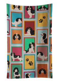 Lots of Tricolor Cavalier Spaniel Kitchen Towel Dish Cloths Guest Hand Towel Decorative Bathroom Towel for Face,Tea, Dishcloth, Kitchen and Bath