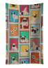 Lots of Fawn Pug Kitchen Towel Dish Cloths Guest Hand Towel Decorative Bathroom Towel for Face,Tea, Dishcloth, Kitchen and Bath