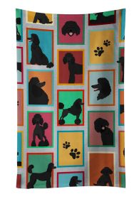 Lots of Black Standard Poodle Kitchen Towel Dish Cloths Guest Hand Towel Decorative Bathroom Towel for Face,Tea, Dishcloth, Kitchen and Bath