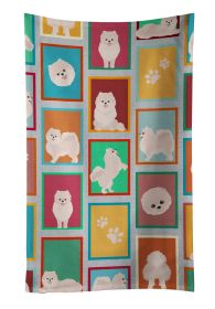 Lots of White Pomeranian Kitchen Towel Dish Cloths Guest Hand Towel Decorative Bathroom Towel for Face,Tea, Dishcloth, Kitchen and Bath