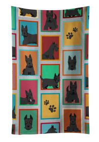 Lots of Scottish Terrier Kitchen Towel Dish Cloths Guest Hand Towel Decorative Bathroom Towel for Face,Tea, Dishcloth, Kitchen and Bath