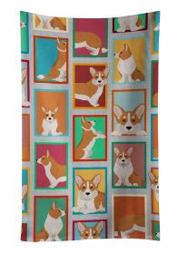 Lots of Red Cardigan Corgi Kitchen Towel Dish Cloths Guest Hand Towel Decorative Bathroom Towel for Face,Tea, Dishcloth, Kitchen and Bath