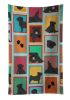 Lots of Black Pug Kitchen Towel Dish Cloths Guest Hand Towel Decorative Bathroom Towel for Face,Tea, Dishcloth, Kitchen and Bath