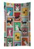 Lots of Siberian Husky Kitchen Towel Dish Cloths Guest Hand Towel Decorative Bathroom Towel for Face,Tea, Dishcloth, Kitchen and Bath