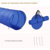 Dog Agility Starter Kit Pet Outdoor Exercise Training Set Tunnel 4 Weave Poles High Jumper