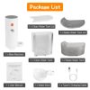 Smart Wireless Pet Water Fountain,2025 Upgraded Pet Water Fountain No Filter,3.5L/118oz Ultra-Quiet Design