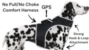 Get Realtime Location Update w/ Pet Tracker GPS Tracking Collars for Dogs Size:M