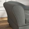 PawHut Elevated Dog Sofa Pet Bed with Storage Soft Cushion for Small Medium Dogs Gray