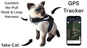 Get Realtime Location Update w/ Pet Tracker GPS Tracking Collars for Dogs Size:M