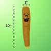 My Name is B, Cute Stuffed Parody Blunt Dog Toy, Funny Squeaky Weed Toy, Cool Plush Novelty 420 Gift for Pets & Their Owners