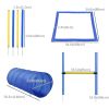 Dog Agility Starter Kit Pet Outdoor Exercise Training Set Tunnel 4 Weave Poles High Jumper