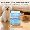 PawHut 246 oz./7L Stainless Steel Cat Water Fountain with Filters, Ultra-Quiet Pump, for Cats, Dogs & Multi-Pet Homes