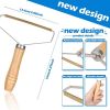 Pet Hair Remover Brush For Dog & Cat; Dog Hair Removal Brush With Wood Handle For Clothes; Blankets