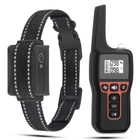 Train Collar OR Receiver Only Options - 3280FT Dog Training Collar IP67 Waterproof Pet Beep Vibration Electric Shock Collar 3 Channels Rechargeable Tr (Option: TrainCollarSet)