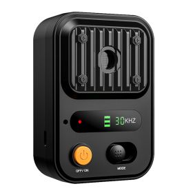 Black-Green Color Options -- 1Pc Ultrasonic Anti-Barking Device Rechargeable Auto Dog Bark Control Deterrent Box Training Device IPX4 Waterproof With (Option: Black)