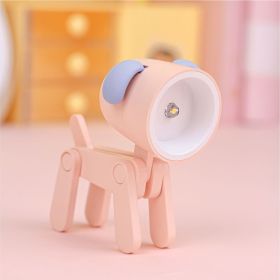 Mini Cute Animal Pet Dogs Deer Designer Led Night Light Table Lamp Kids Toys Gift For Birthday/Easter/Boy/Girlfriends (Color: Pink, Items: Dog)