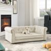 Elegant Rectangle Pet Bed for Medium and Large Dogs, Durable Elevated Dog Sofa Bed, Comfortable Dog Couch, Modern and Stylish Dog Sofa for Large