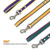 Durable material New style two-color training rope Tangle-free Soft on pet 4.92FT Obedience training Daily walk training Park training  Evening/early