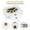 Dog Water Fountain Outdoor Dog Pet Water Dispenser Step-on Activated Sprinkler w/ Interactive Paw Pedal Valve for Drinking Fresh Water