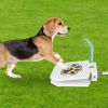 Dog Water Fountain Outdoor Dog Pet Water Dispenser Step-on Activated Sprinkler w/ Interactive Paw Pedal Valve for Drinking Fresh Water