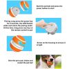 Rolling Ball for Dogs; Pet Dog Mental Stimulation Toys | Made of Natural Rubber; Active Rolling Ball for Dog Puppies and Cats; Happy; Intelligent