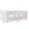 Elegant Rectangle Pet Bed for Medium and Large Dogs, Durable Elevated Dog Sofa Bed, Comfortable Dog Couch, Modern and Stylish Dog Sofa for Large