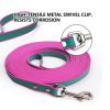 Durable material New style two-color training rope Tangle-free Soft on pet 4.92FT Obedience training Daily walk training Park training  Evening/early