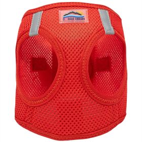 American River Solid Ultra Choke Free Dog Harness (Color: Red, size: 3X-Large)